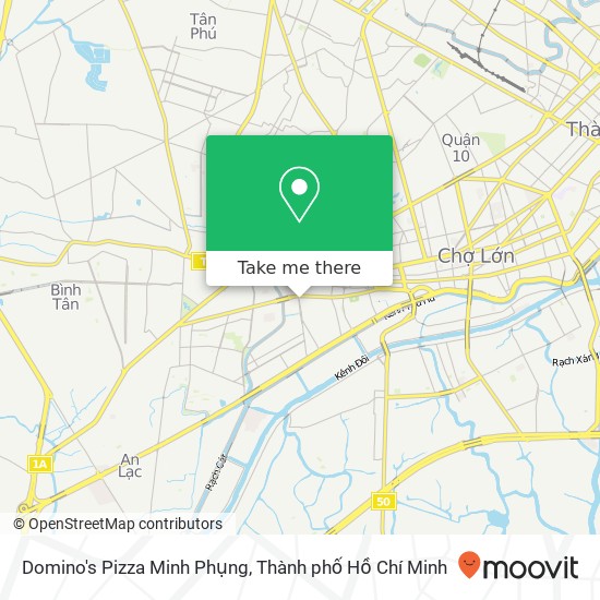 Bản đồ Domino's Pizza Minh Phụng