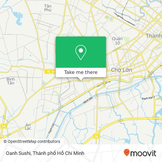 Bản đồ Oanh Sushi