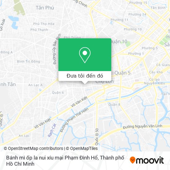 Bản đồ Bánh mì ốp la nui xíu mại Phạm Đình Hổ