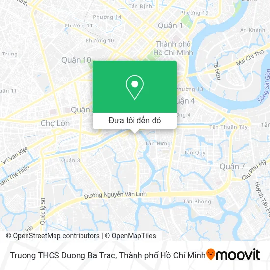 Bản đồ Truong THCS Duong Ba Trac