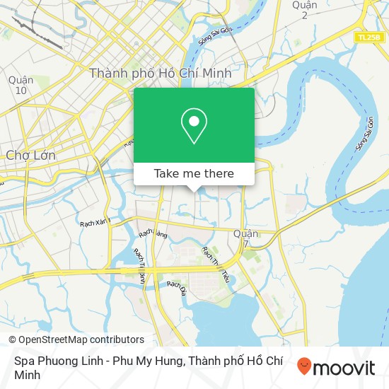 Bản đồ Spa Phuong Linh - Phu My Hung