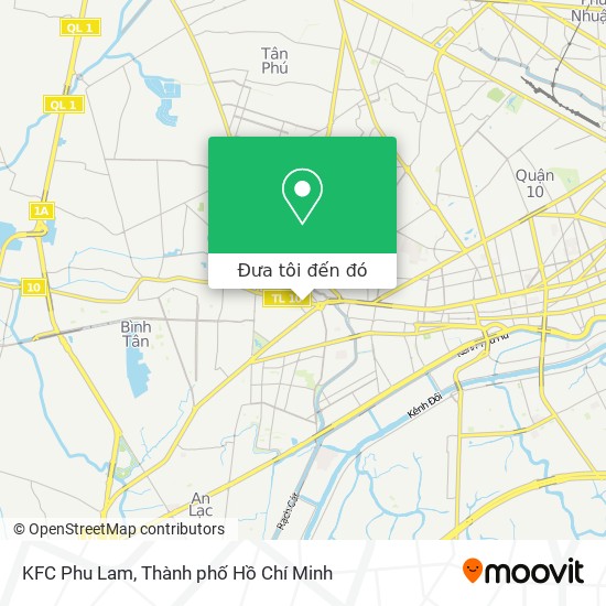 Bản đồ KFC Phu Lam