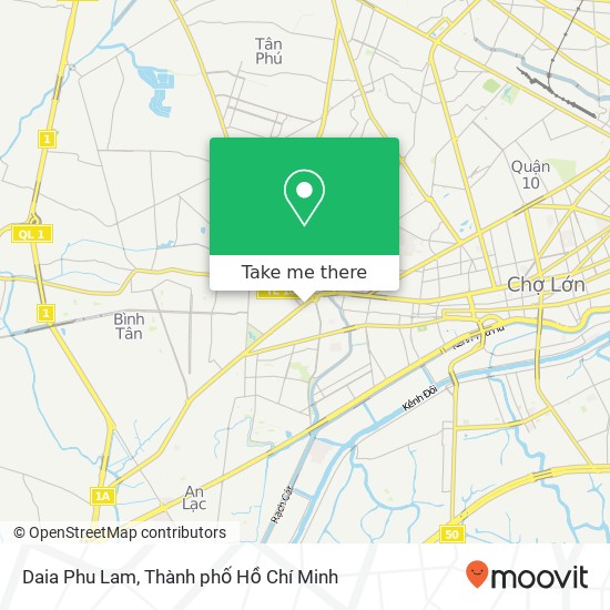 Bản đồ Daia Phu Lam