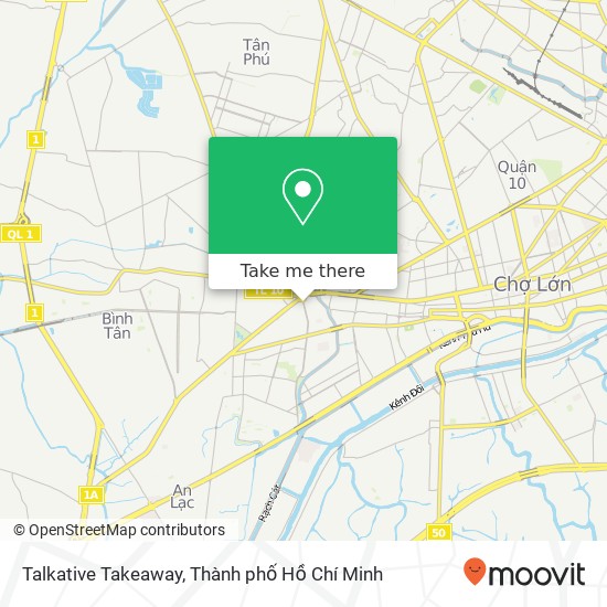 Bản đồ Talkative Takeaway