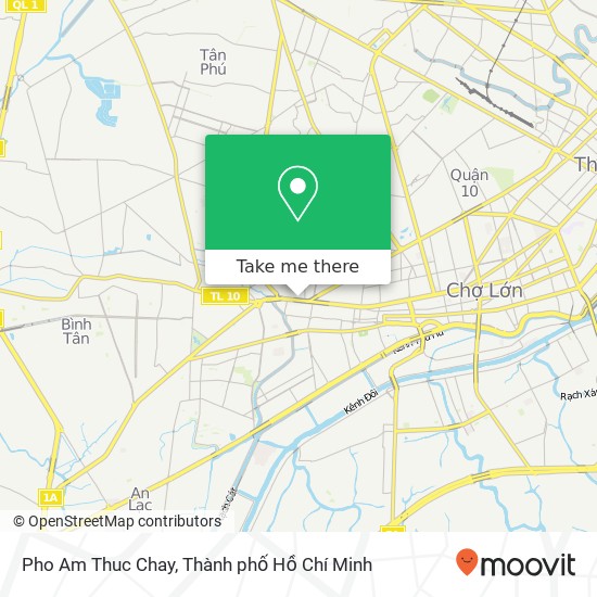 Bản đồ Pho Am Thuc Chay