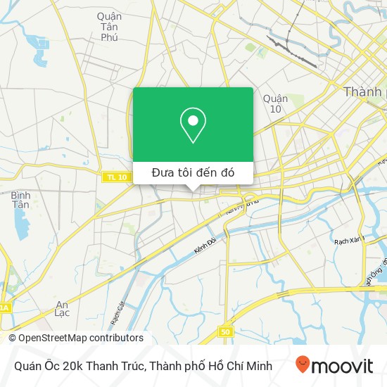 Bản đồ Quán Ốc 20k Thanh Trúc