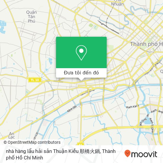 Bản đồ nhà hàng lẩu hải sản Thuận Kiều 順橋火鍋