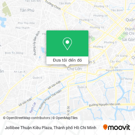 Bản đồ Jollibee Thuận Kiều Plaza