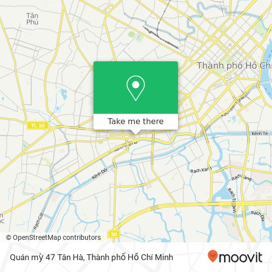 Bản đồ Quán mỳ 47 Tân Hà