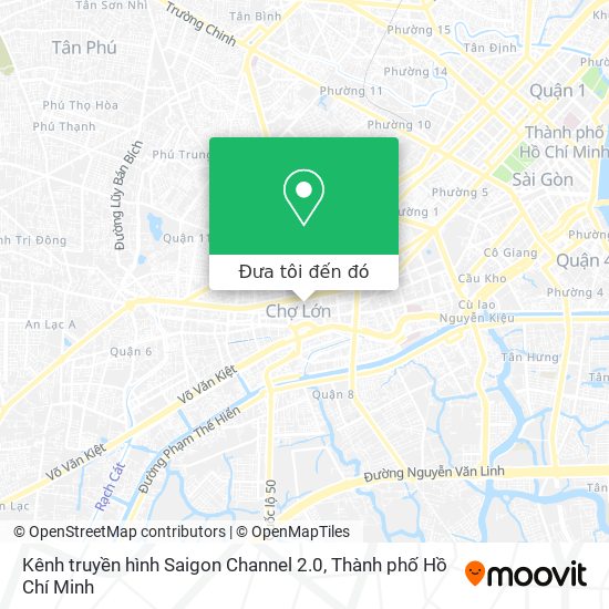 Bản đồ Kênh truyền hình Saigon Channel 2.0