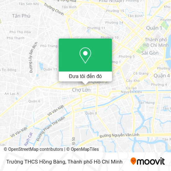 Bản đồ Trường THCS Hồng Bàng