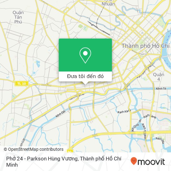 Bản đồ Phở 24 - Parkson Hùng Vương