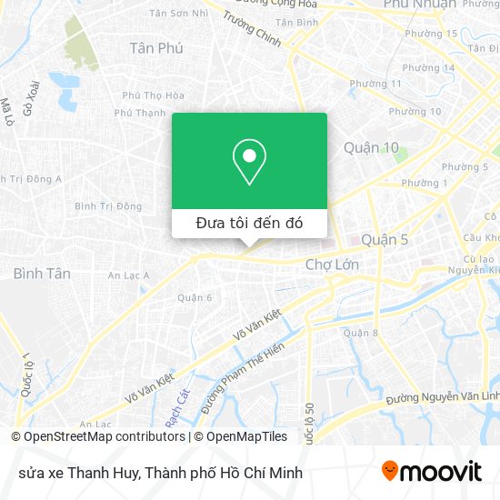 Bản đồ sửa xe Thanh Huy