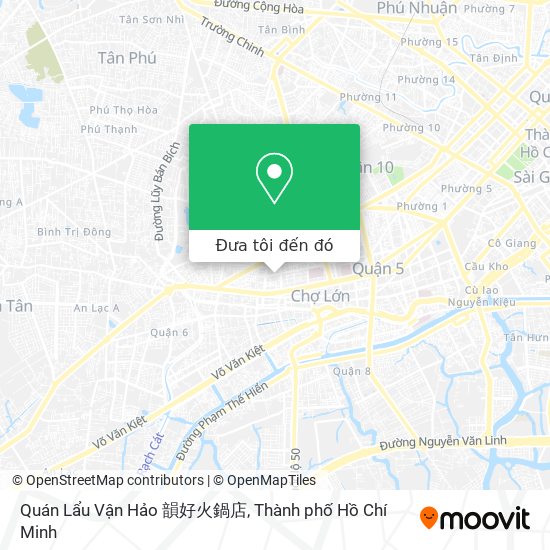 Bản đồ Quán Lẩu Vận Hảo 韻好火鍋店