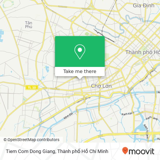 Bản đồ Tiem Com Dong Giang