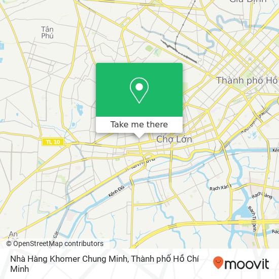 Bản đồ Nhà Hàng Khomer Chung Minh