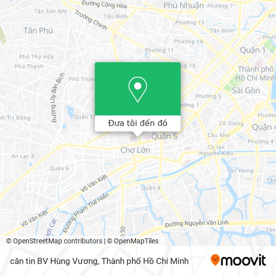 Bản đồ căn tin BV Hùng Vương