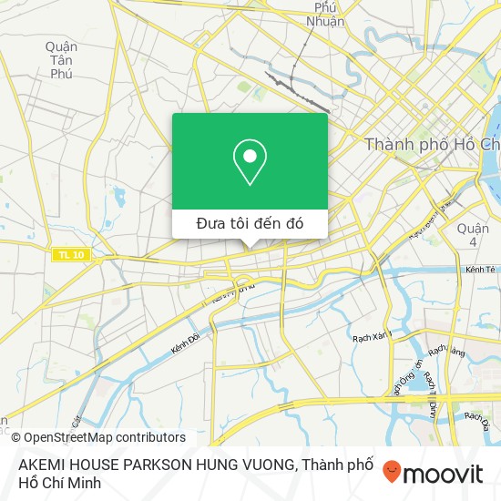 Bản đồ AKEMI HOUSE PARKSON HUNG VUONG