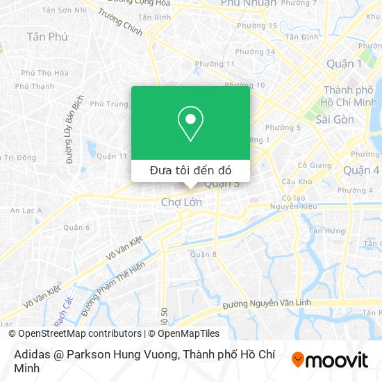 Bản đồ Adidas @ Parkson Hung Vuong