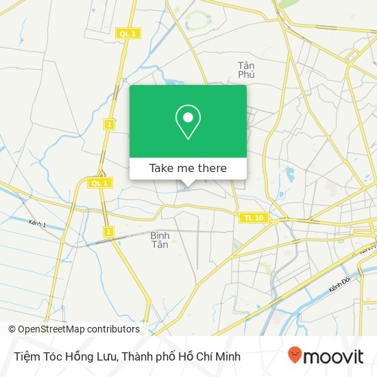 Bản đồ Tiệm Tóc Hồng Lưu