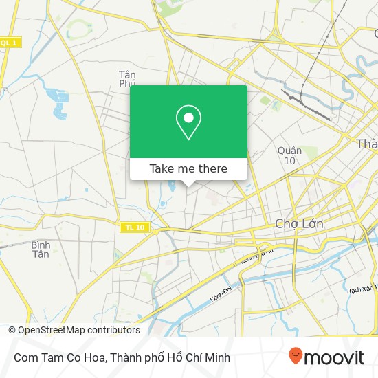 Bản đồ Com Tam Co Hoa