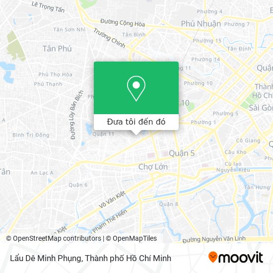 Bản đồ Lẩu Dê Minh Phụng