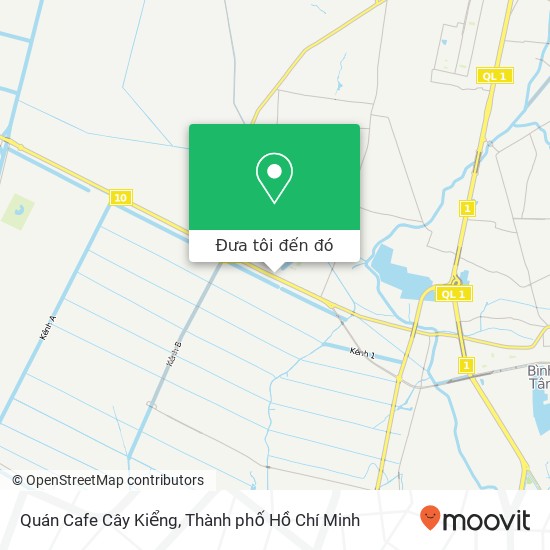 Bản đồ Quán Cafe Cây Kiểng