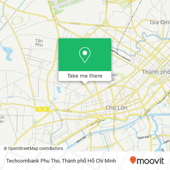 Bản đồ Techcombank Phu Tho