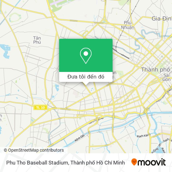 Bản đồ Phu Tho Baseball Stadium