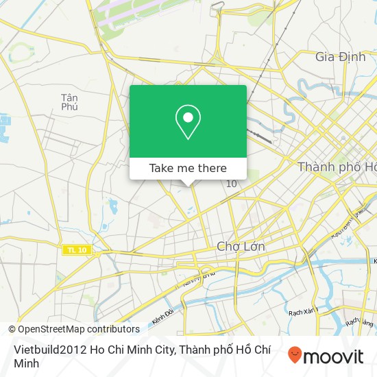 Bản đồ Vietbuild2012 Ho Chi Minh City