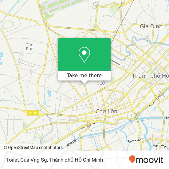 Bản đồ Toilet Cua Vng Sg