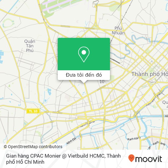 Bản đồ Gian hàng CPAC Monier @ Vietbuild HCMC