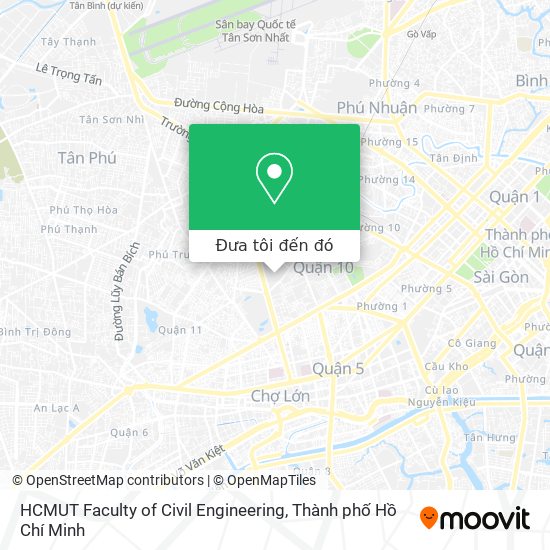 Bản đồ HCMUT Faculty of Civil Engineering