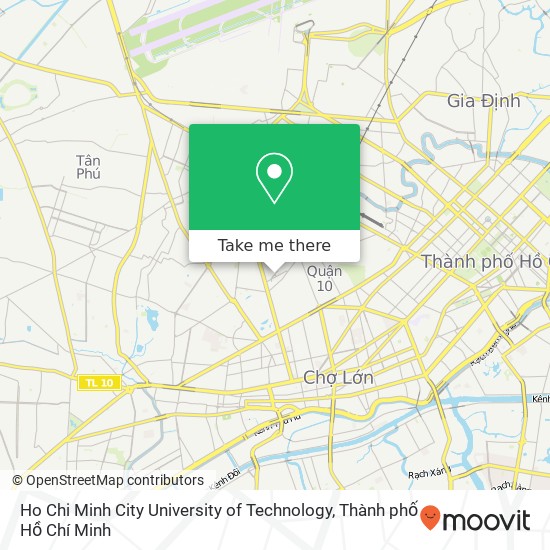 Bản đồ Ho Chi Minh City University of Technology