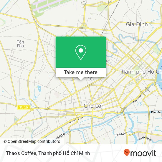 Bản đồ Thao's Coffee