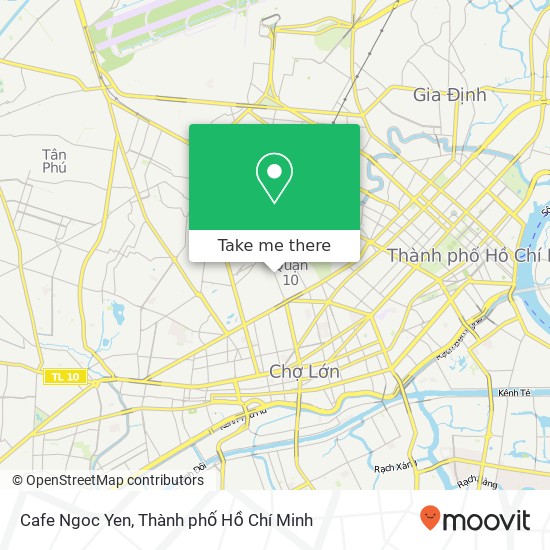 Bản đồ Cafe Ngoc Yen