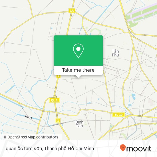 Bản đồ quán ốc tam sơn