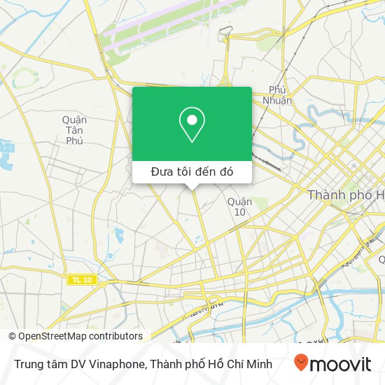 Bản đồ Trung tâm DV Vinaphone