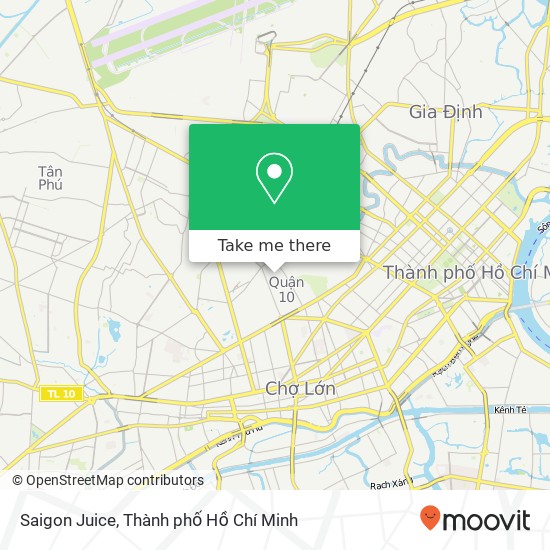 Bản đồ Saigon Juice