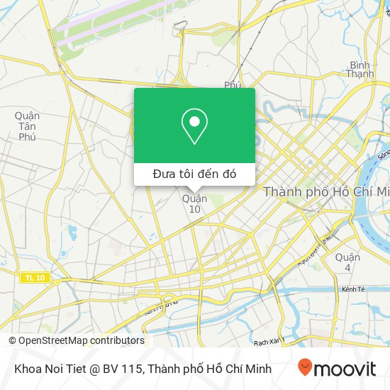 Bản đồ Khoa Noi Tiet @ BV 115