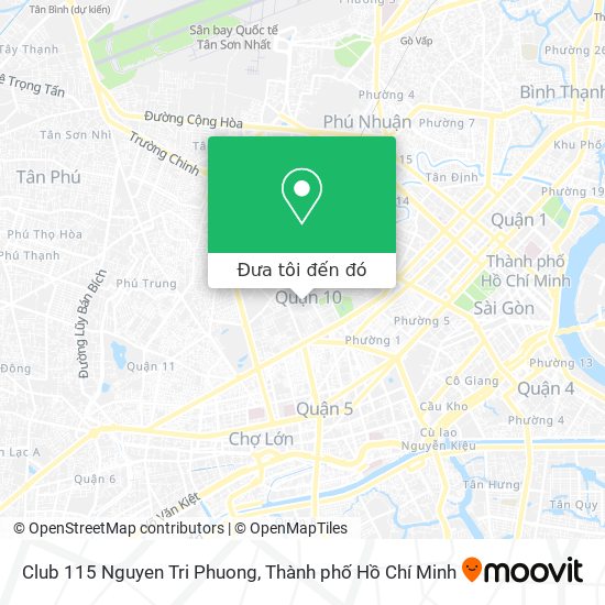 Bản đồ Club 115 Nguyen Tri Phuong