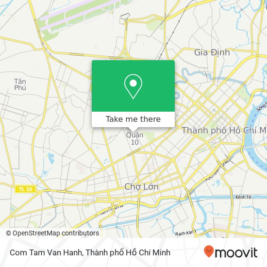 Bản đồ Com Tam Van Hanh