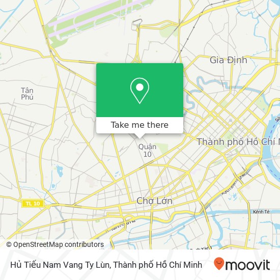 Bản đồ Hủ Tiếu Nam Vang Ty Lùn