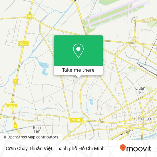 Bản đồ Cơm Chay Thuần Việt