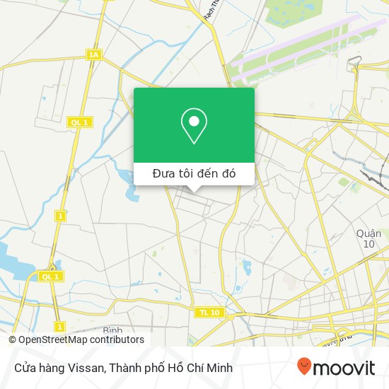 Bản đồ Cửa hàng Vissan