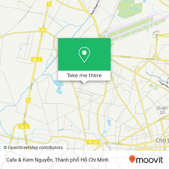 Bản đồ Cafe & Kem Nguyễn