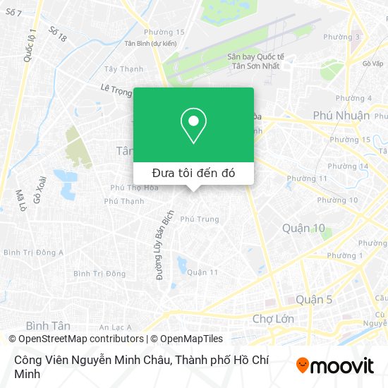 Bản đồ Công Viên Nguyễn Minh Châu