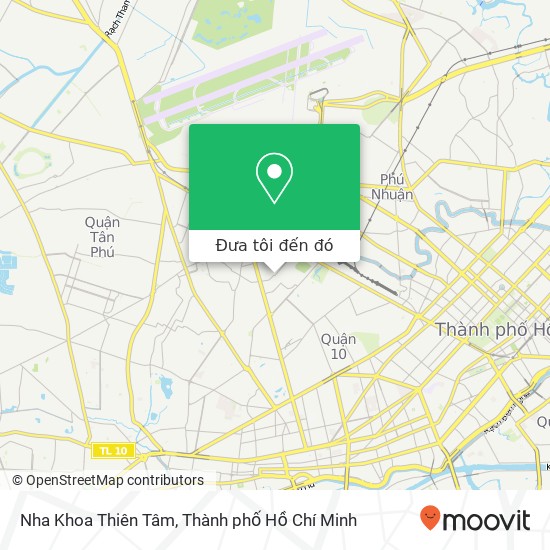 Bản đồ Nha Khoa Thiên Tâm