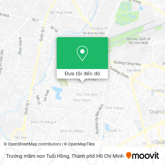 Bản đồ Trường mầm non Tuổi Hồng