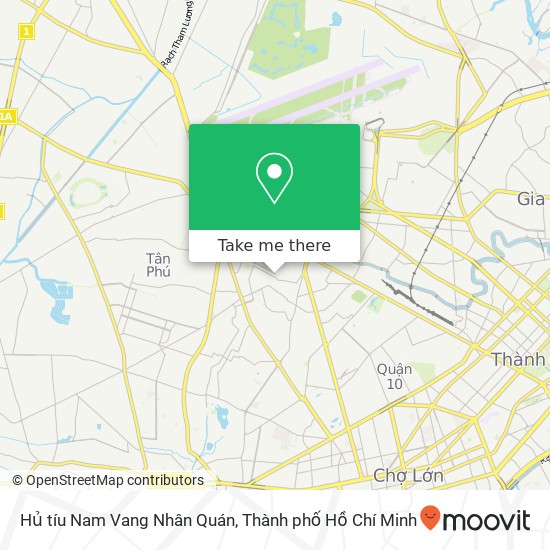 Bản đồ Hủ tíu Nam Vang Nhân Quán